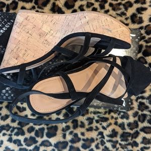 Wedge Strapped Heels